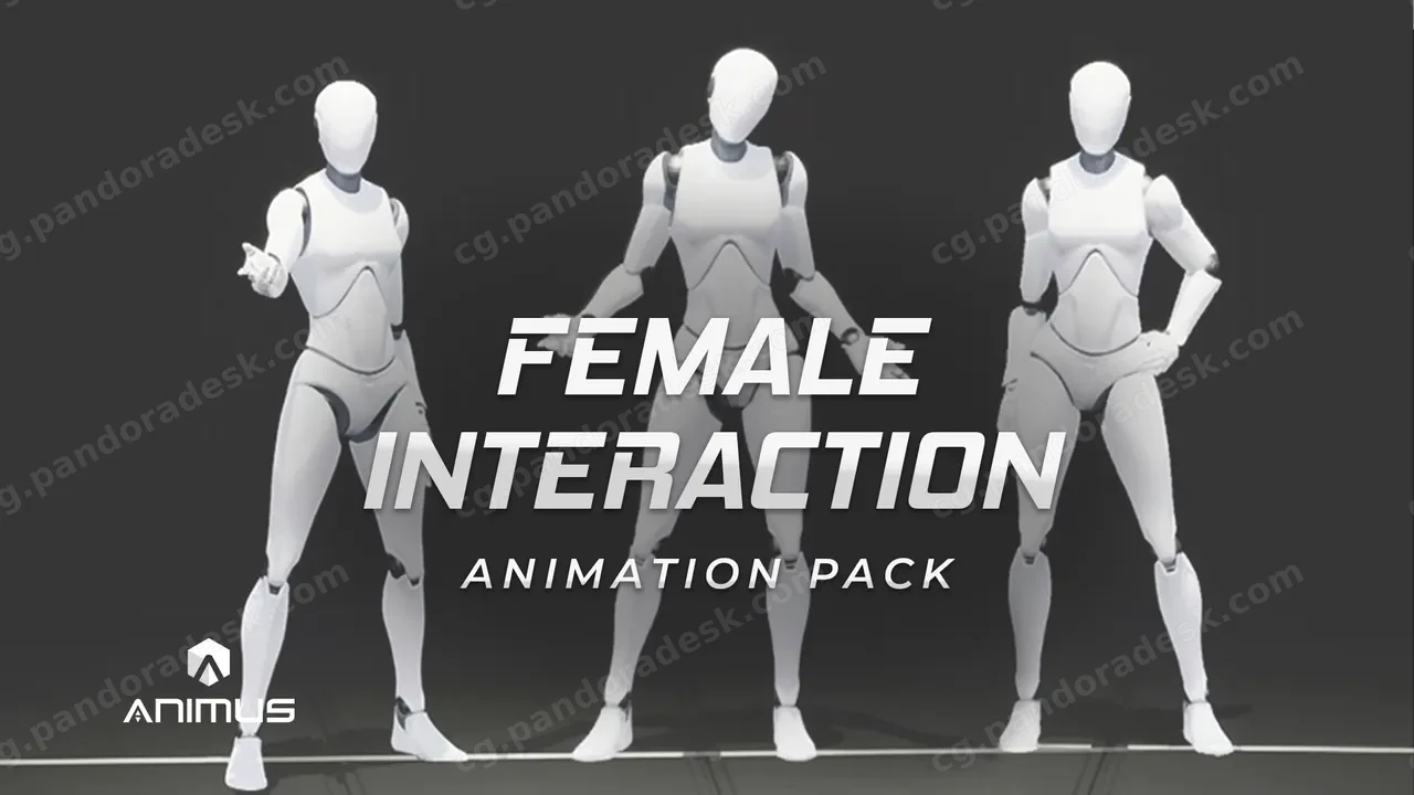 女性互动动画-Female Interaction Animation Pack