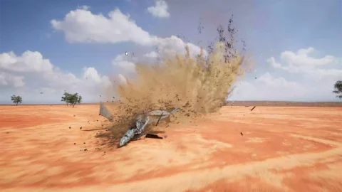 飞机失事视觉特效 Plane Crash VFX