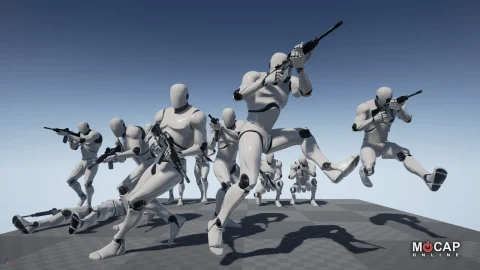 自动步枪动画-Rifle Pro - MoCap Pack