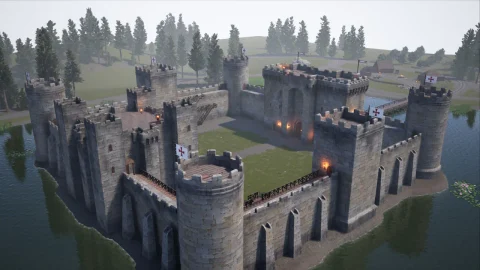 中世纪城堡-ThreeDee Medieval Castle