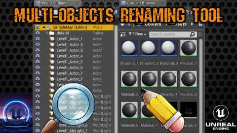 多对象重命名工具 - Multi Objects Renaming Tool