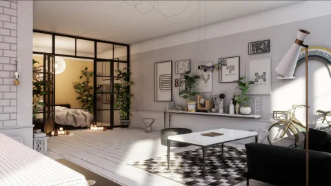 北欧风家居室内环境-Archinteriors Vol 4 Scene 5