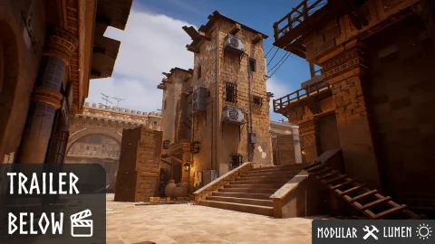 模块化沙漠小镇 - Modular Desert Town - Desert City - Desert Village
