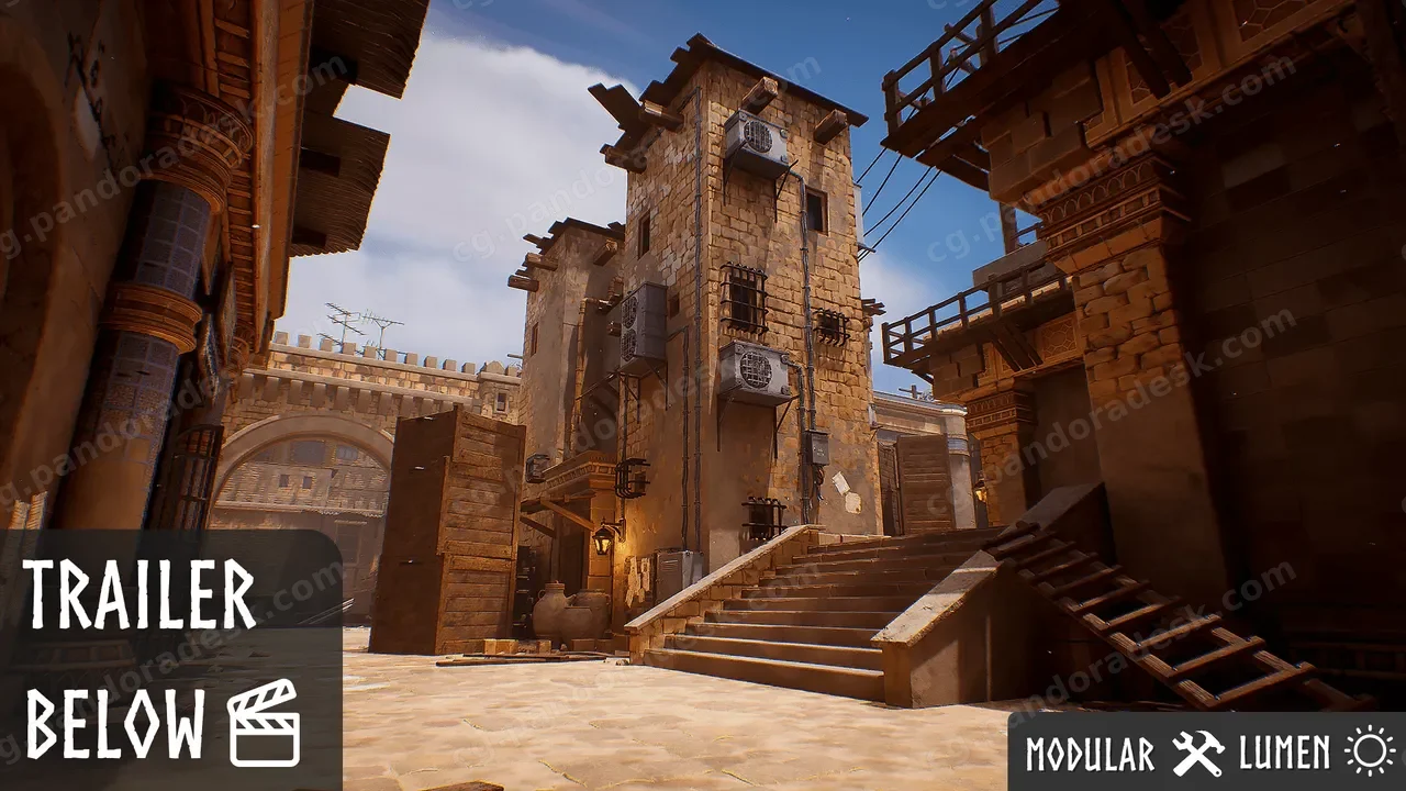 模块化沙漠小镇 - Modular Desert Town - Desert City - Desert Village