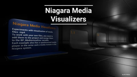 媒体投影展示台 - Niagara Media Visualizers