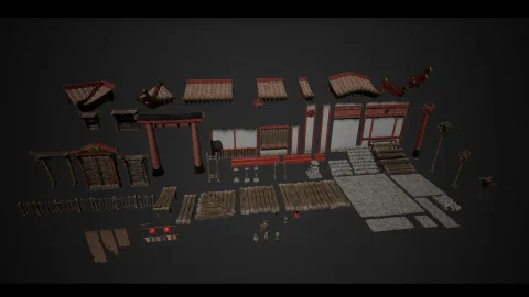 雪山神庙-Mountain Temple Modular Kit