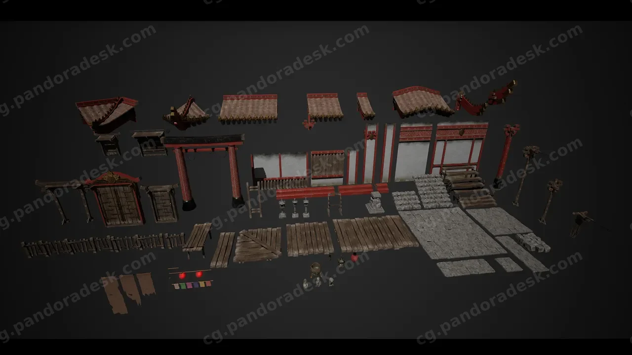 雪山神庙-Mountain Temple Modular Kit