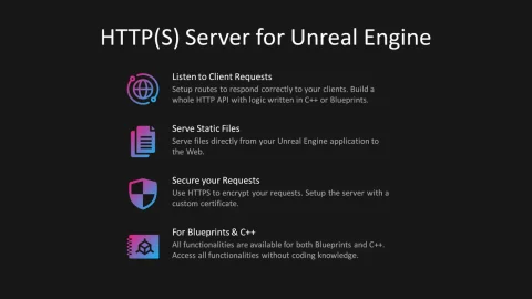蓝图HTTP网络服务器 - BlueprintHTTP Server - A Web Server for Unreal Engine