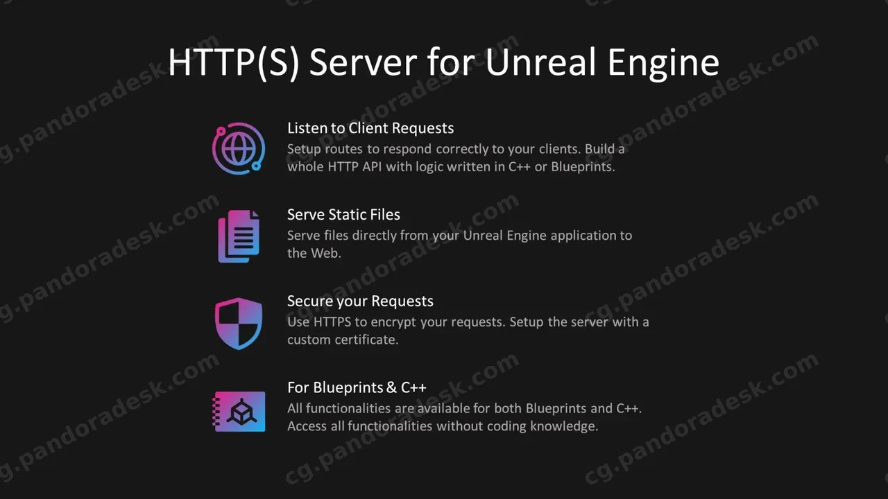 蓝图HTTP网络服务器 - BlueprintHTTP Server - A Web Server for Unreal Engine