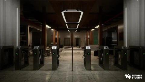 办公室走廊环境 - Office Corridor Environment