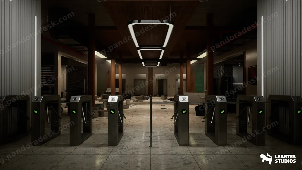 办公室走廊环境 - Office Corridor Environment
