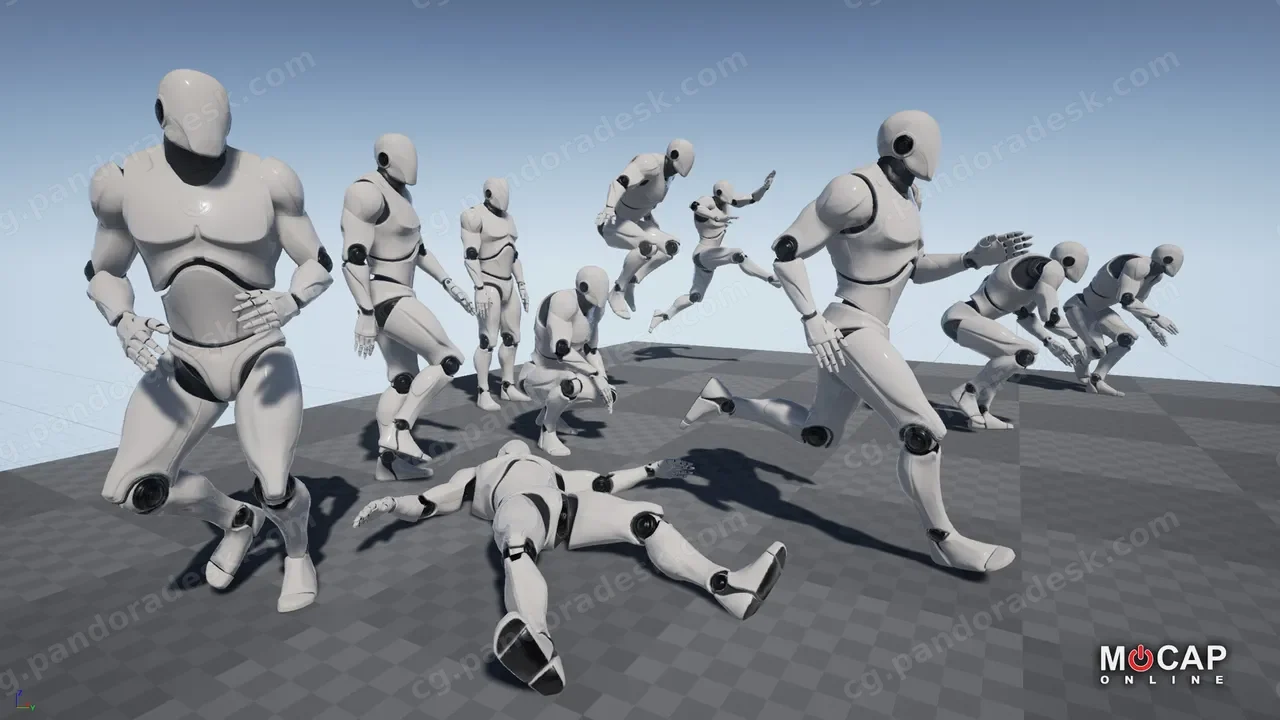 跑步比赛移动动画-Mobility Pro - MoCap Pack