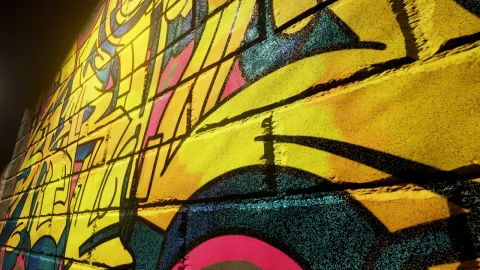 涂鸦贴花材质包-Real Graffiti Decals