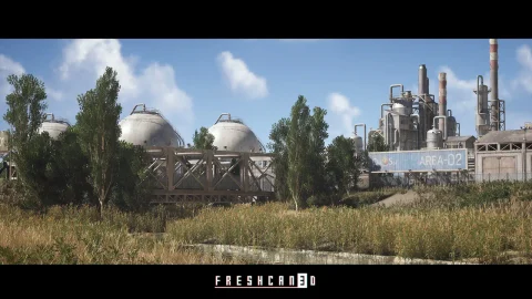 化工厂和炼油厂环境 - Chemical Plant & Refinery Environment (Modular Factory Factory Building Factory)