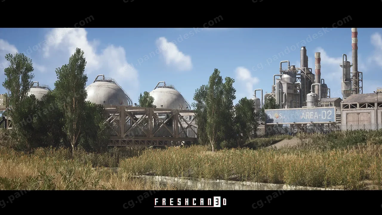 化工厂和炼油厂环境 - Chemical Plant & Refinery Environment (Modular Factory Factory Building Factory)
