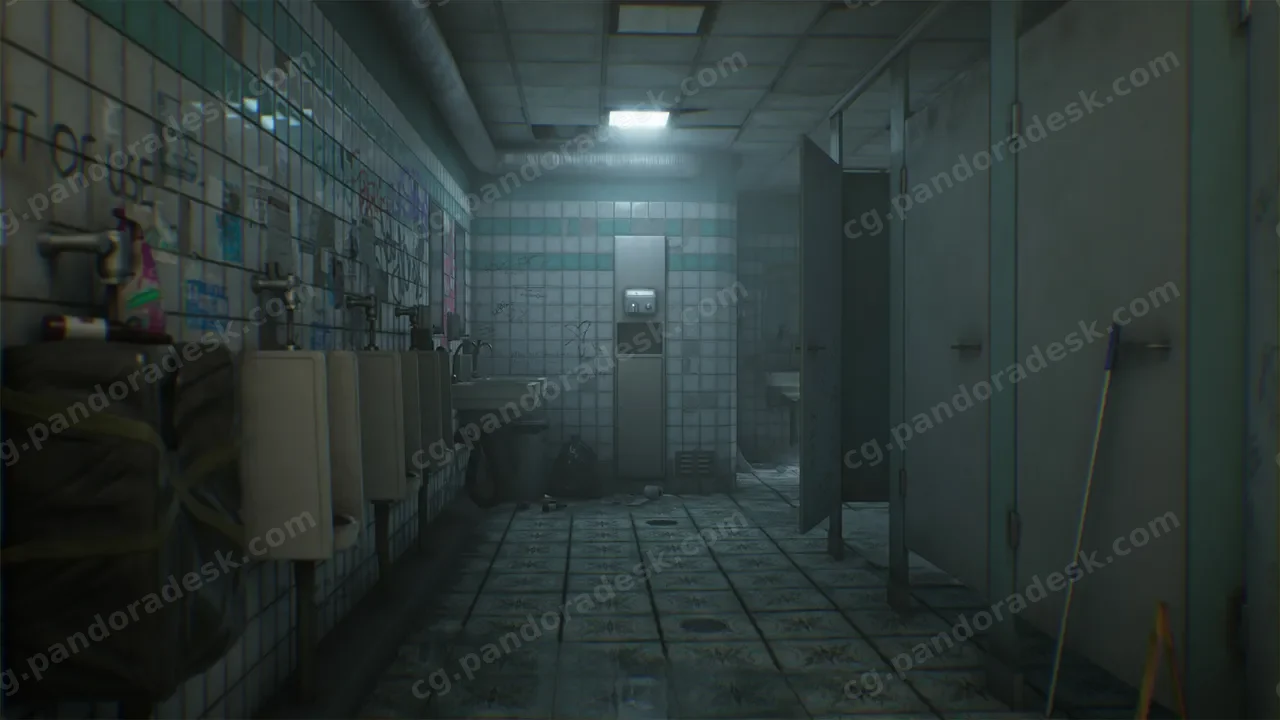 男厕所场景环境 - Mens Room