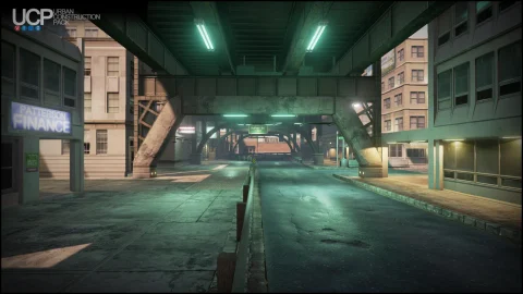现代城市街道场景-Urban Construction Pack