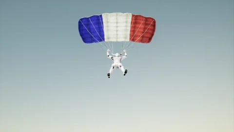 跳伞和降落伞动画-Skydive and Parachute Kit