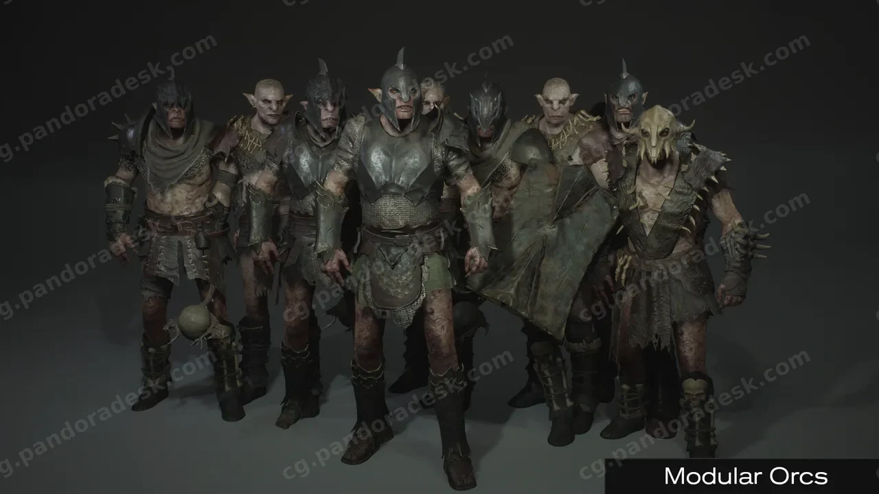 模块化兽人与巨魔 - Modular Orcs & Troll - Metahuman