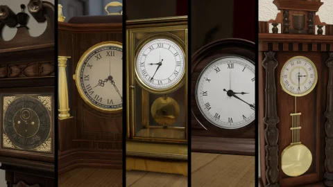 逼真的工作时钟包 - Realistic Working Clock Pack