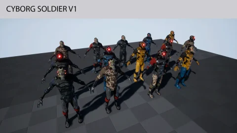 机械人战士-Cyborg Soldier V1