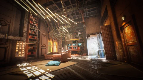 赛博朋克室内环境-Cyberpunk Interior Environment Kitbash Set