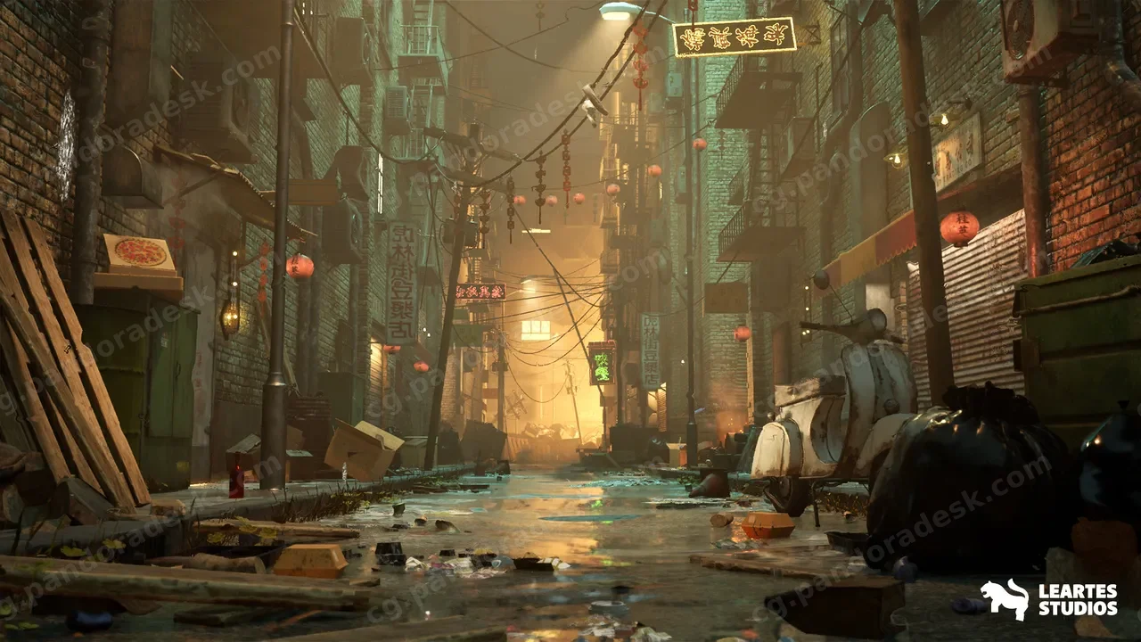 中国胡同巷子环境环境 - Chinese Alley Environment