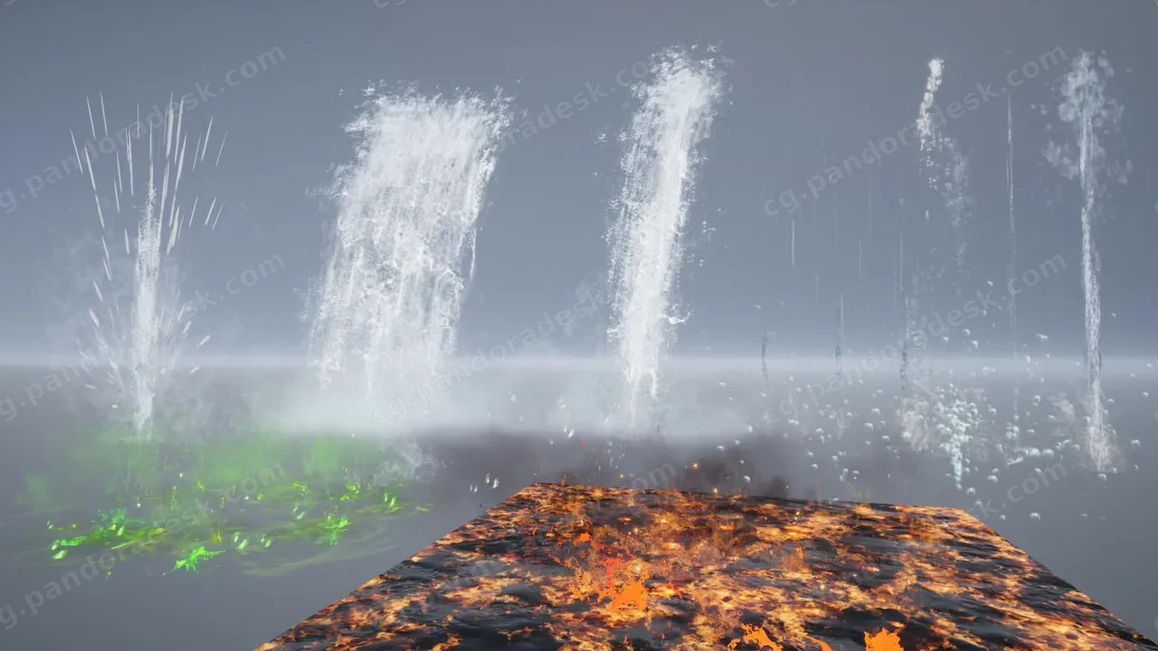 混合视觉特效2-Niagara Realistic Starter VFX