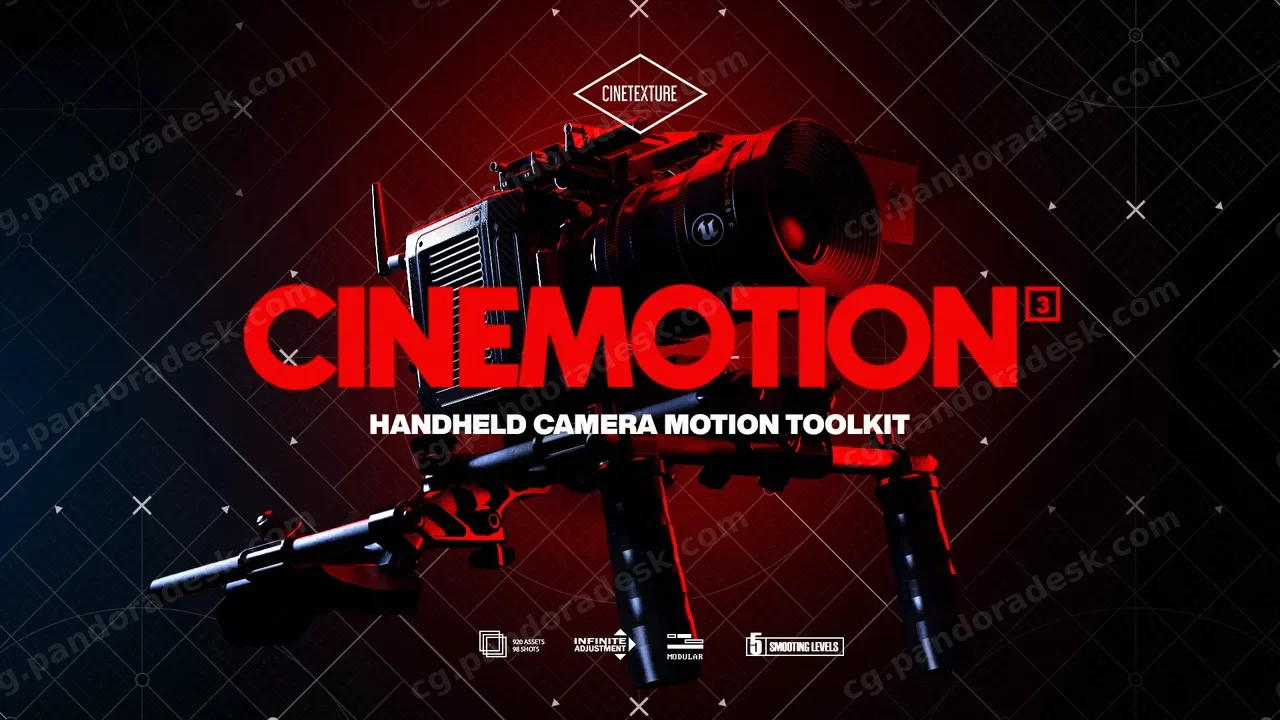 手持摄像机 Cinemotion 3 Real Handheld Camera Motion Kit