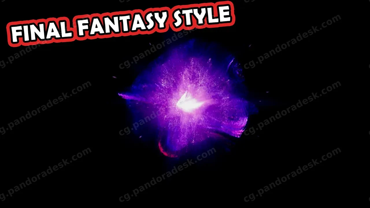 魔幻爆炸视觉特效 | 虚幻引擎 Niagara - Magical Explosion VFX | Unreal Engine Niagara