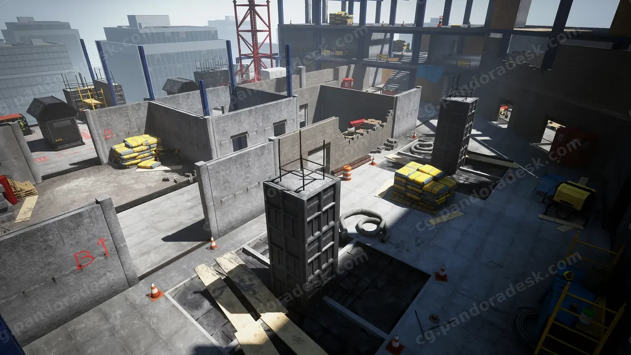 模块化摩天大楼 - Skyscraper Modular FPS Map