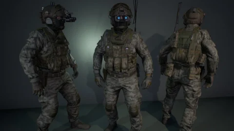 反恐特种部队警察-Character Factory Vol. 1 Special Forces