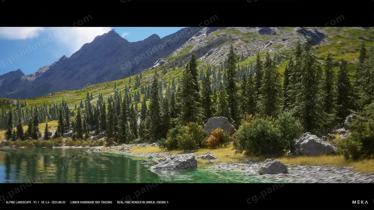 阿尔卑斯山地形 - Alpine Landscape
