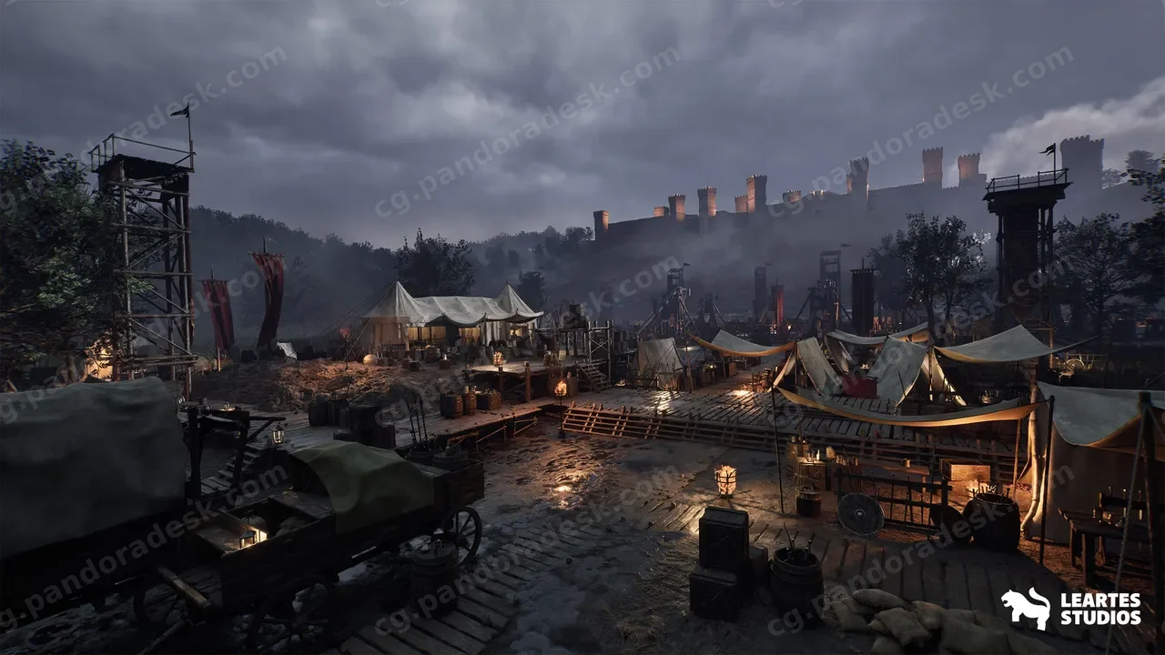中世纪战区环境 - Medieval Warzone Environment