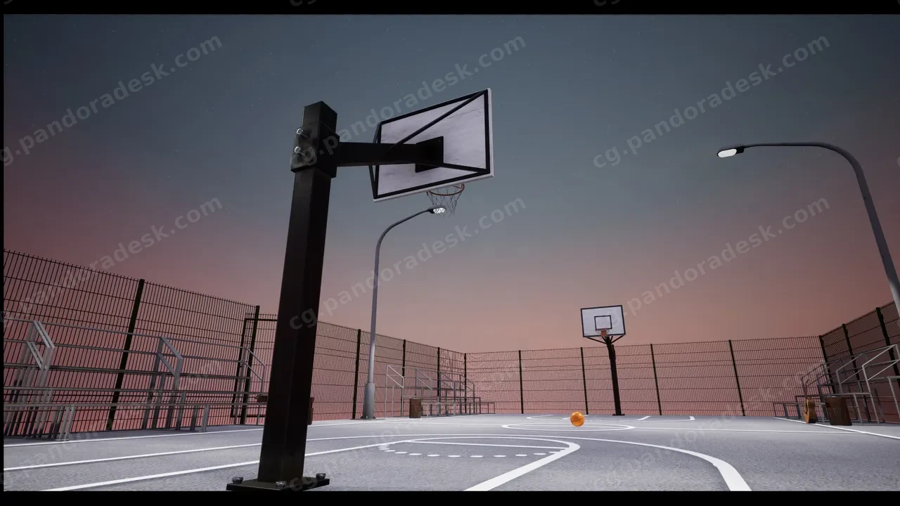 篮球场 - Basketball court