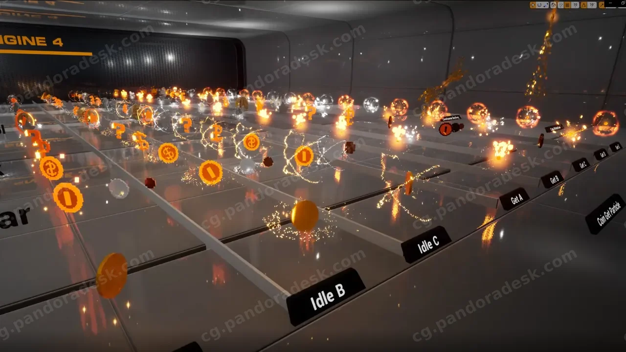 金币视觉特效-coin pick up vfx