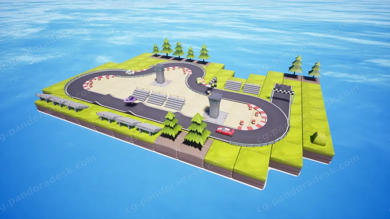 卡通赛道包 - Cartoon Racing Track Pack