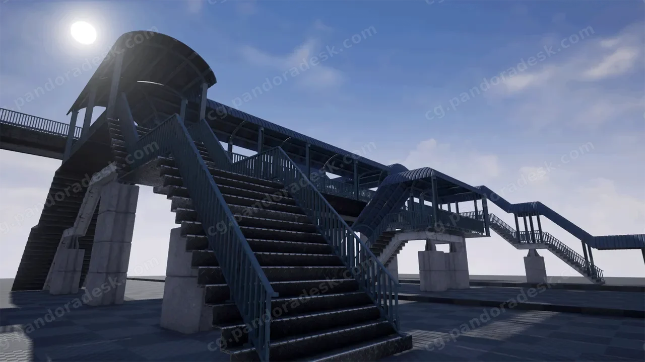 模块化人行天桥 - Modular Footbridge Set