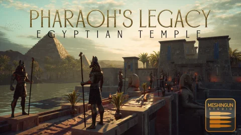 AAA级高质量古埃及神庙超级包 - Pharaoh's Legacy: Egyptian Temple Megapack