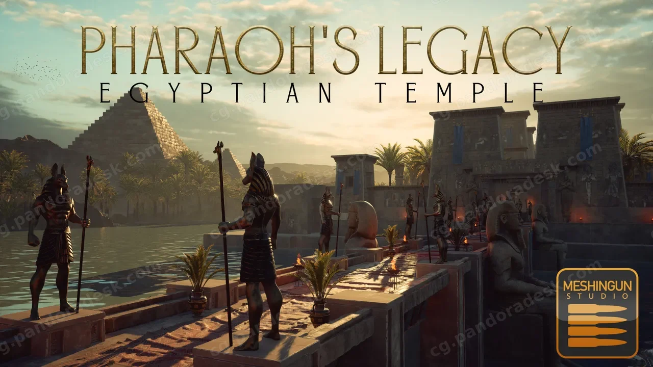 AAA级高质量古埃及神庙超级包 - Pharaoh's Legacy: Egyptian Temple Megapack