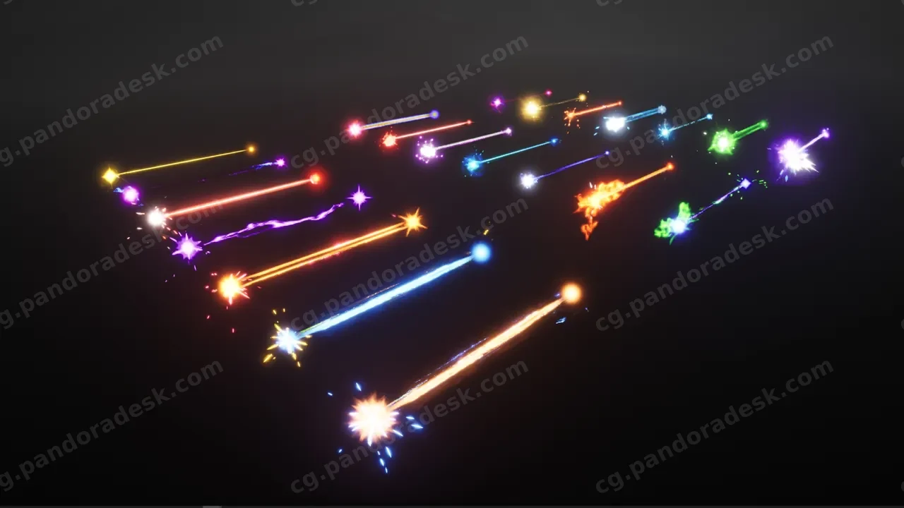 风格化激光特效第 1 卷 Stylized Lasers Vol.1 - Niagara