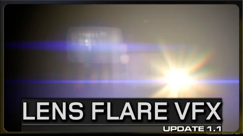 镜头光晕视觉特效 - LENS FLARE VFX | ADVANCED SPRITE BASED LENS FLARES