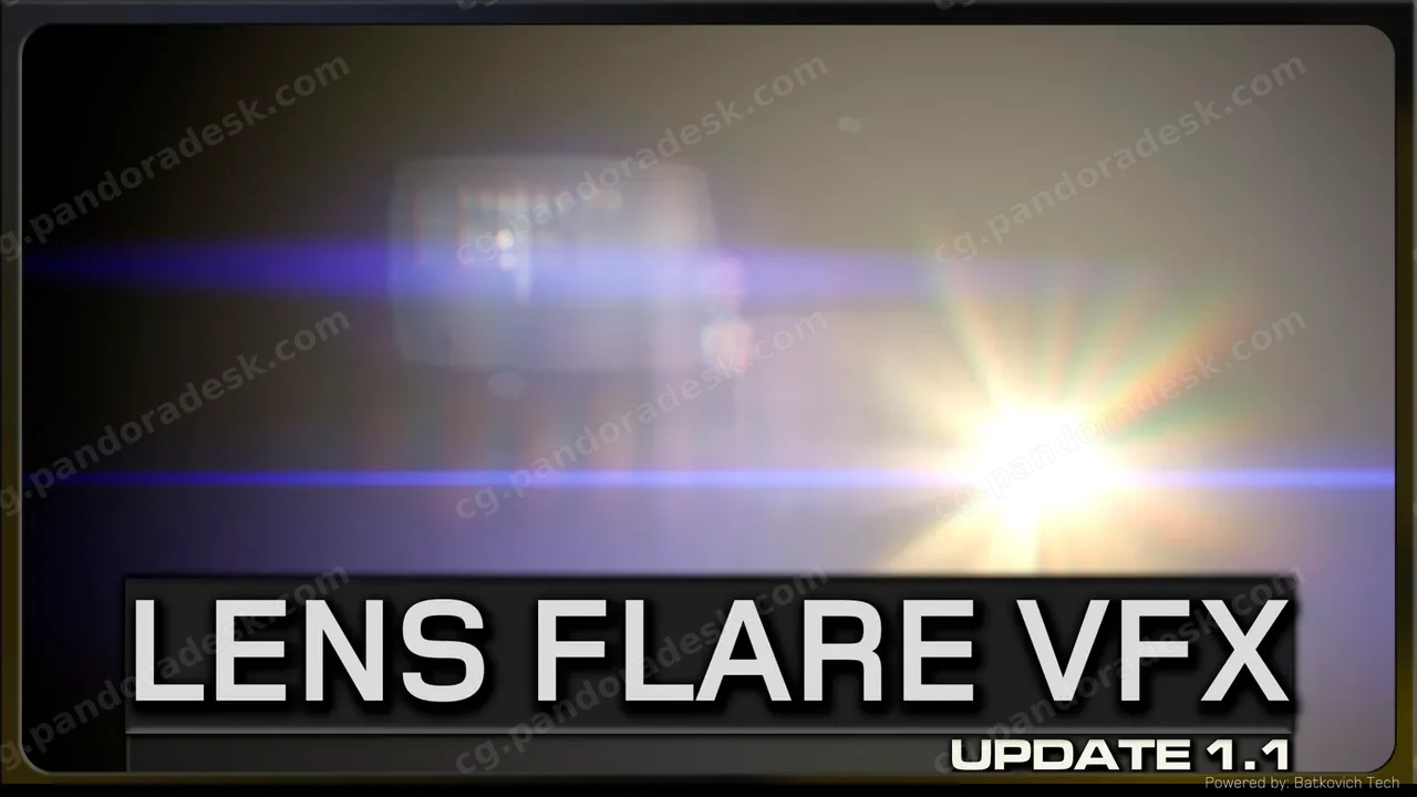 镜头光晕视觉特效 - LENS FLARE VFX | ADVANCED SPRITE BASED LENS FLARES
