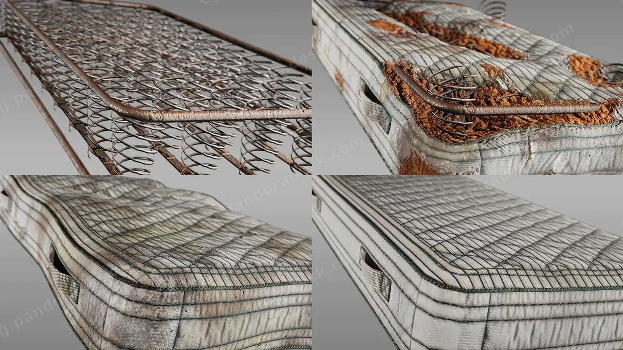 老旧破损床垫套装 - Pack of Old & Damaged Mattresses