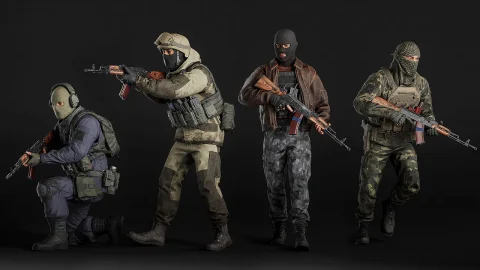 模块化反恐抢到角色 - Modular Bandits Pack