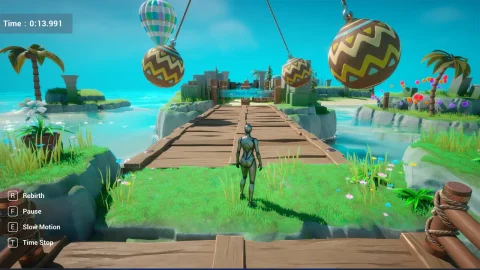 风格化岛屿和挑战游戏系统 - Stylized island and challenge game