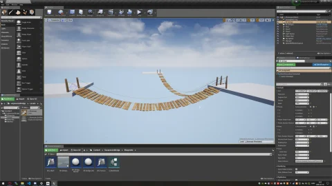 吊桥 - Suspension Bridge