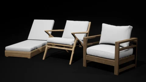 椅子资源素材包 Chairs - Asset Pack
