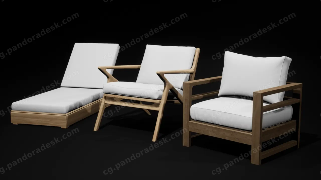 椅子资源素材包 Chairs - Asset Pack