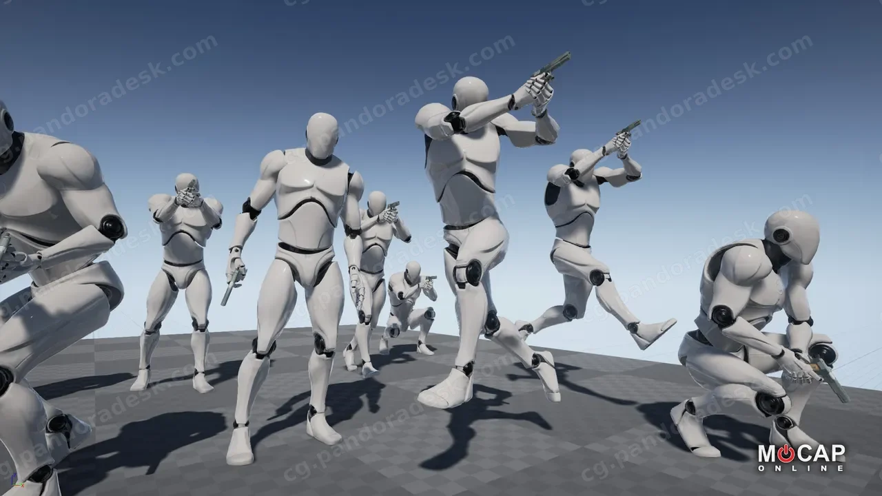 手枪动作捕捉包 - Pistol Starter - MoCap Pack